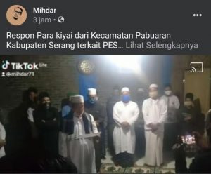 Soal Info Ponpes Fiktif, Para Kyai di Pabuaran Sebut Uday Sebarkan Hoax