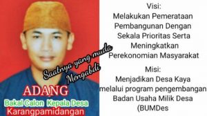 Komandan Propos LMPI MAC Wanasalam Daftarkan Diri Sebagai Calon Kepala Desa Karangpamidangan