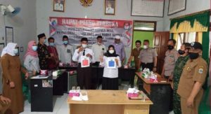Penetapan Nomor Urut dan Warna Bendera Calon Kepala Desa Cilangkap Berjalan Aman dan Kondusif