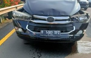 Kadispora Kota Tangerang, Alami Kecelakaan Beruntun di Tol Karang Tengah