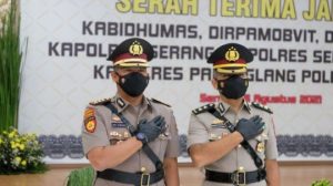 Kombes Pol Edy Sumardi Resmi Jabat Dirpamobvit Polda Banten