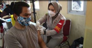 Polda Banten Gelar Gerakan Vaksinasi Mahasiswa Nasional