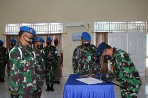 Serah Terima Jabatan Dansatpom Lanud Sam Ratulangi Manado