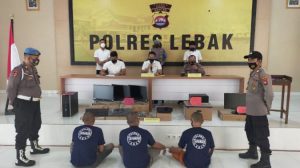 Sat Reskrim Polres Lebak Polda Banten ungkap Kasus Pencurian Komputer di SMAN 1 Cihara