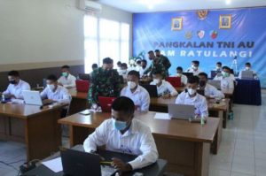 Tes Psikologi Calon Siswa Tamtama PK TNI AU Gelombang III TA 2021 di Lanud Sam Ratulangi