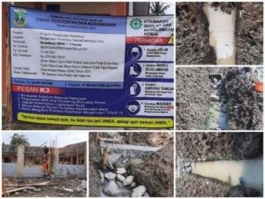 GP3B BANTEN SOROTI PROYEK REVITALISASI SMA N 1TIRTAYASA DIDUGA KERJAKAN ASAL JADI