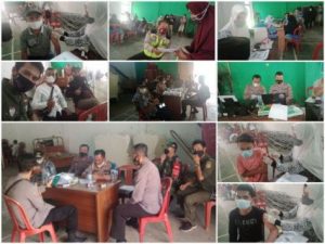 Polsek Muncang Polres Lebak Gelar Vaksinasi Massal Tahap I dan II