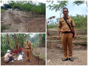 Untuk Tingkatkan Perekonomian, Kepala Desa Girijagabaya Bersama Warga Tanam Bibit Durian