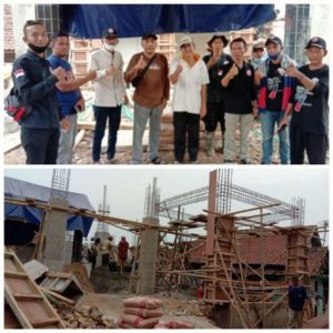 ORMAS JARUM SALURKAN BANTUAN KE MASJID KP GUHA DESA CIMINYAK KEC MUNCANG