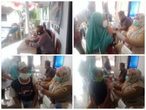 Gebyar Vaksinasi Covid-19 Polsek Muncang Polres Lebak Digelar di Desa Jagaraksa