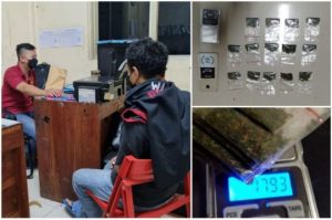 Pelaku Berstatus Mahasiswa Edarkan Tembakau Gorila di Tangkap Sat Resnarkoba Polres Lebak
