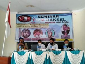 Seminar FWM Baksel Bertema Menggali Potensi Peninggalan Sejarah dan Budaya di Wilayah Bakal DOB Cilangkahan
