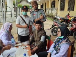 Jelang PTM, MTs Nurul Hidayah Desa Kerta Gelar Vaksinasi Bagi Pelajar