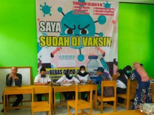 Dukung Program Pemerintah, SMPN 2 Malingping Gelar Vaksinasi Untuk Pelajar