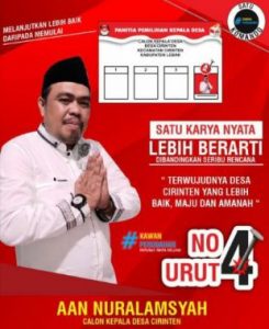 Dukungan Terus Mengalir Untuk Calon Kades Cirinten Kecamatan Cirinten Nomor Urut 4 Aan Nuralamsyah