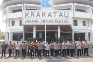 Jajaran PT KSI Sambut Kedatangan Kapolda Banten dan PJU