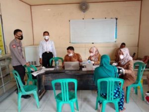 Polsek Banjarsari Bersama Puskesmas Bojongjuruh Gelar Gebyar Vaksinasi Covid-19