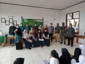 Persiapan PTM, SMPN 2 Muncang Gelar Vaksinasi Covid-19 Bagi Pelajar