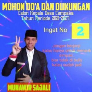 Dukungan Terus Mengalir, Munawir Sajali Calon Kades Cempaka Kec Cirinten Nomor Urut 2