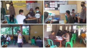Terbuka Untuk Umum, Polsek Cigeulis Polres Pandeglang kembali gelar Vaksinasi Gratis tahap 1dan 2