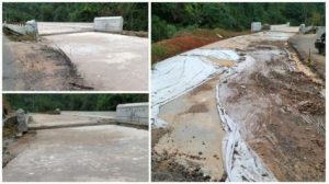 Kembali Disoal, Pembangunan Jembatan Cidikit Kec Cibeber Satu Tahun Mangkrak