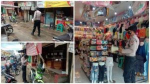 Anggota Polsek Malingping Polres Lebak Beri Himbauan Tentang Prokes