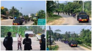 Antisipasi Gangguan Kamtibmas Saat Pilkades di Zona 4 Pandeglang, Satbrimob Polda Banten Lakukan Pengamanan di TPS