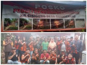 Ormas Pemuda Pancasila PAC Malingping Salurkan Donasi Untuk Korban Kebakaran di Cijaku