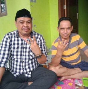 Calon Kades Cirinten No. Urut 4, Aan Nuralamsyah Silaturahmi Ke Kediaman Calon Kades Cirinten No. Urut 3, Ubri