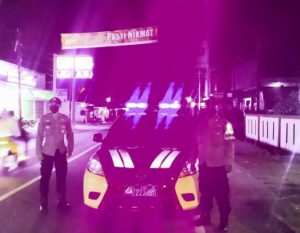 Antisipasi Balapan Liar, Polsek Malingping Polres Lebak Patroli di Malam Minggu