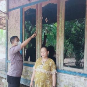 Dua Rumah Hancur Jadi Sasaran Prusakan Oleh Tetangganya Di Kecamatan Wanasalam