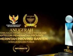 Kali Kedua, Gubernur WH Pertahankan Banten Status Badan Publik Informatif
