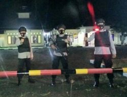 Tingkatkan Keamanan Polsek Malingping Polres Lebak Laksanakan Sispam Mako Malam
