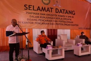Kunjungan Kerja Spesifik Komisi V DPR RI ke Kantor Pencarian dan Pertolongan Kelas B Banten