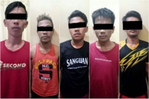 5 (Lima) Pelaku Pengeroyokan berhasil diamankan Polsek Bayah Polres Lebak