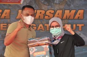 Bupati Lebak Menghadiri Sekaligus Mengikuti Kegiatan Jalan Sehat yang digelar Bataliyon Mandala Yuda