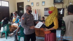 Polsek Warunggunung Polres lebak Lakukan Pelaksanan Vaksin Sebayak 665 Kuota Vaksin di Desa Cibuah dan SMU 1 Warunggunung