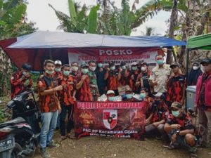 Giat Baksos Pemuda Pancasila PAC Cijaku dan Cigemblong Kepada Korban Kebakaran