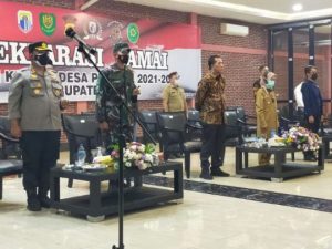 Ciptakan Pilkades Damai, Kapolres Lebak Polda Banten Hadiri Deklarasi Damai Cakades Se-Kabupaten Lebak
