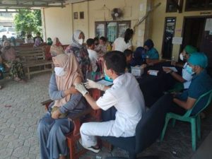 Vaksinasi kembali di gelar Polsek Malingping Polres Lebak