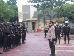 Pasca Pilkades di Darkum Polres Lebak Polda Banten, Personil laksanakan Apel Konsolidasi dan kembali ke Kesatuannya