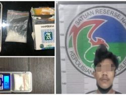 Nekat Bawa Sabu, AS Diamankan Polres Cilegon