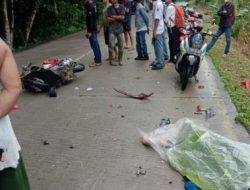 Colt Diesel Tabrak Sepeda Motor Usai Menyalip Truk Pasir, Tewaskan Pelajar Warga Desa Kerta