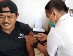 Warga Desa Sangiang Kec Malingping Ikuti Vaksinasi Dengan Antusias Demi Bentuk Kekebalan Tubuh