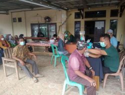 Polsek Malingping Polres Lebak Ajak Warga Ikuti Vaksinasi Massal