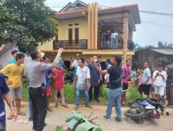 Laka Lantas 1 Orang Meninggal, Anggota Polsek Malingping Polres Lebak Lakukan Evakuasi korban Laka Lantas