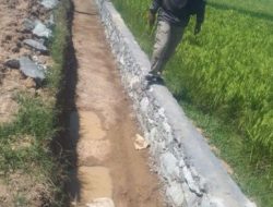 Tanpa Papan RAB Proyek Irigasi Siluman Di Desa Tanara Diduga Curi Kubikasi