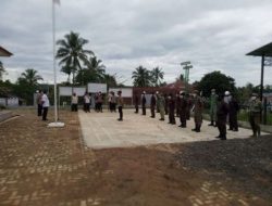 Kesiapan Hadapi Bencana, Polsek Cijaku Polres Lebak Gelar Apel Siaga Bencana Di Kec. Cijaku