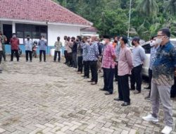 Polsek Leuwidamar Polres Lebak Gelar Apel Siaga Bencana di Wilayah Kecamatan Leuwidamar