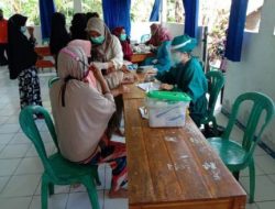 Sangat Antusias, Masyarakat Desa Cihujan Ikuti Gebyar Vaksin Covid-19